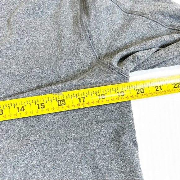 🌷SALE DESO Benton Henley Long Sleeve Shirt Size Medium Gray Made in the USA Stre - Picture 7 of 8